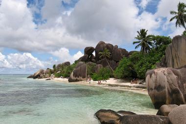 Seychelly - zátoka Anse Source ďArgent