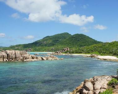 La Digue - zátoka Grand Anse