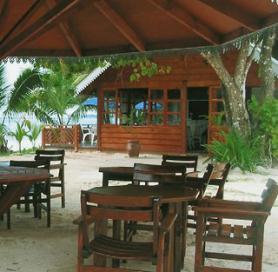 Seychelský hotel Villas De Mer s restaurací
