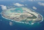 Pohled na atol Saint Joseph, Seychely