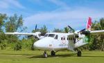 Letadlo na ostrově Bird Island, Seychely